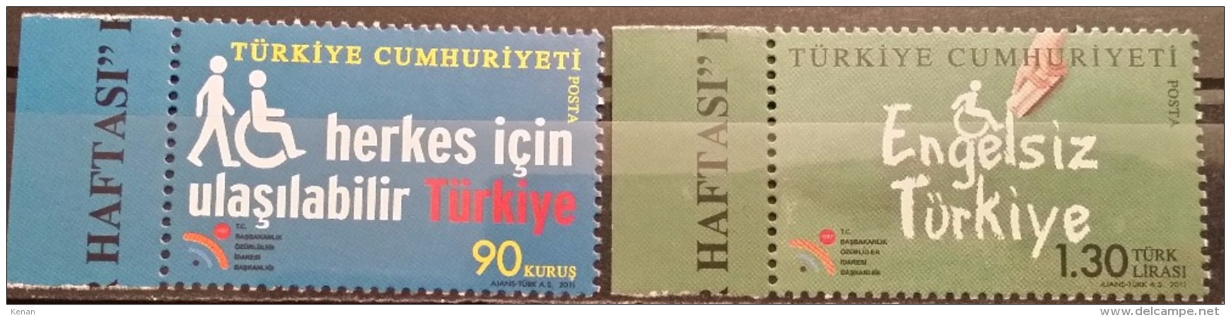Turkey, 2011, Mi: 3880/81 (MNH) - Unused Stamps