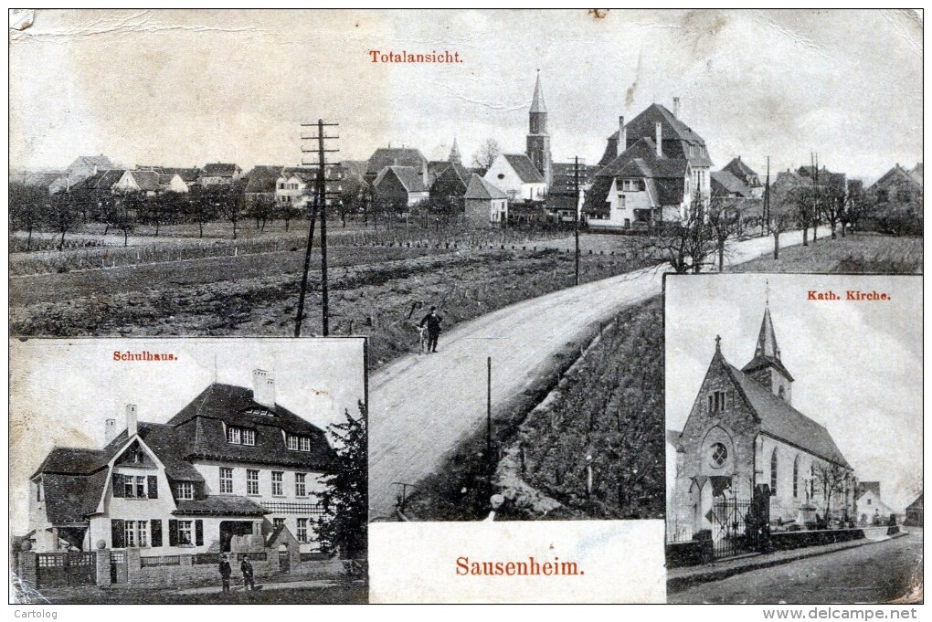 Sausenheim (vedute) - Gruenstadt