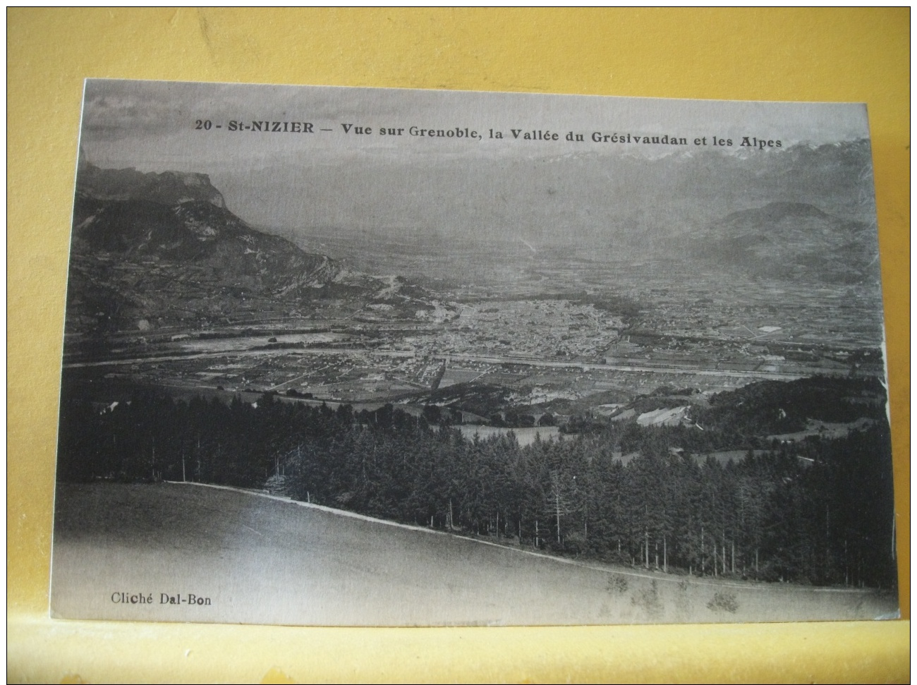 38 C8562 - 38 ST NIZIER - VUE SUR GRENOBLE - LA VALLEE DU GRESIVAUDAN ET LES ALPES - Otros & Sin Clasificación