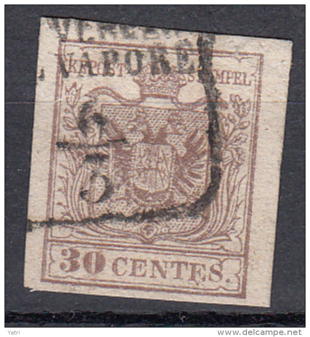 Lombardo Veneto 30 Cent. (carta A Macchina) - Lombardo-Veneto