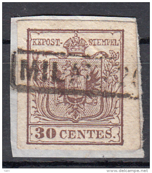 Lombardo Veneto 30 Cent. (carta A Mano) - Lombardy-Venetia