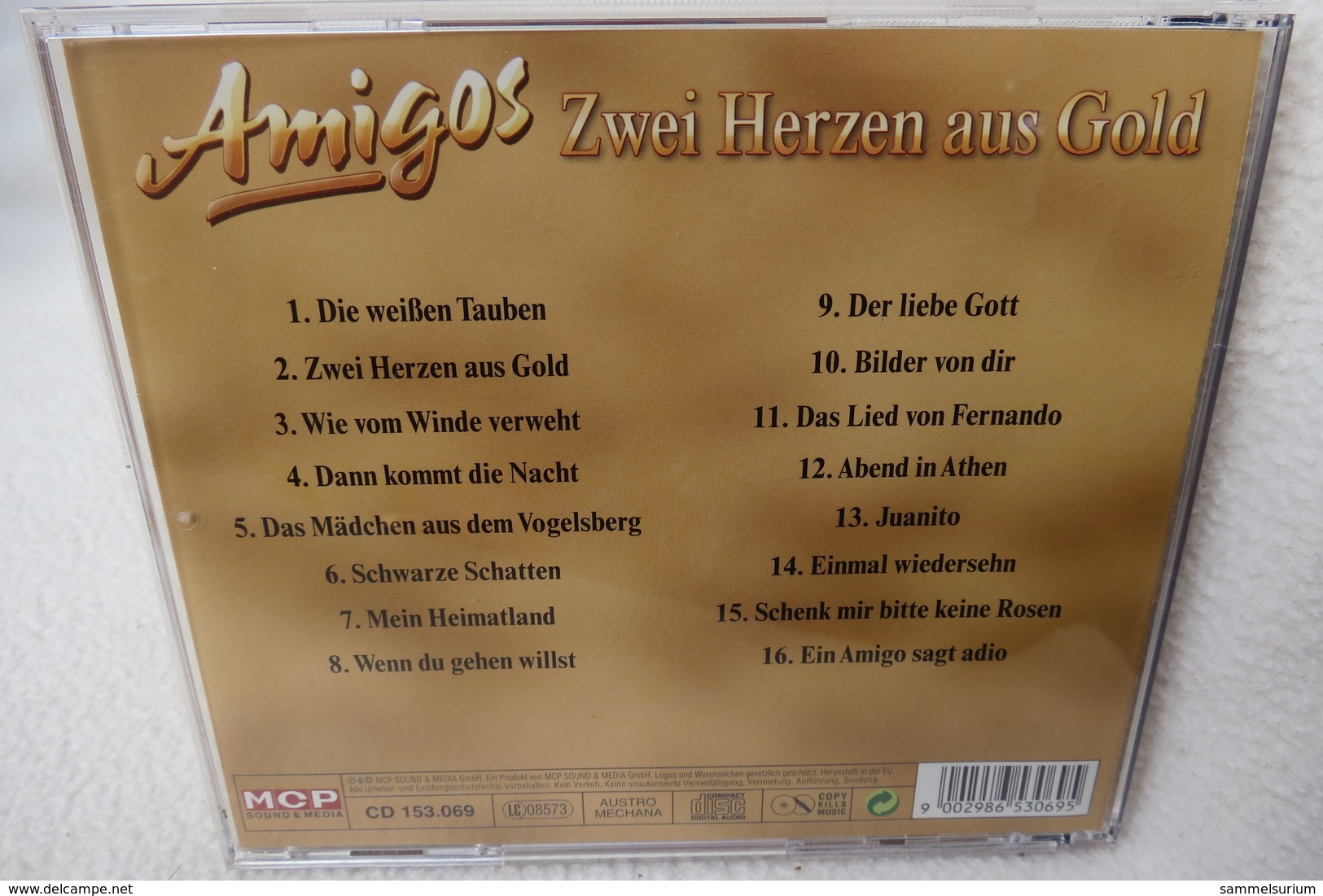 CD "Amigos" Zwei Herzen Aus Gold - Sonstige - Deutsche Musik