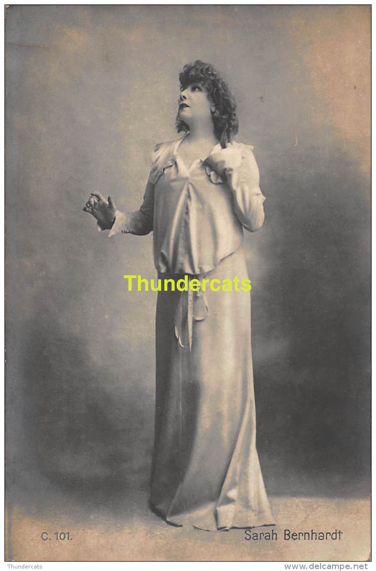 CPA  SARAH BERNHARDT RPPC REAL PHOTO POSTCARD STAGE STAR DANCER ACTRESS SARAH BERNHARDT - Artistes