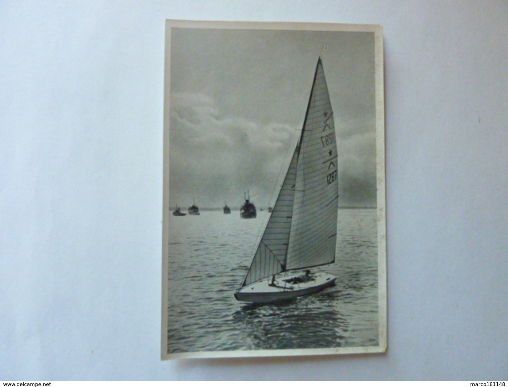 OLYMPIA 1936 - Band II - Bild Nr 122 Gruppe 57 - Le Yacht Allemand "Wannsee" Gagne (Dr Bischoff) - Sport