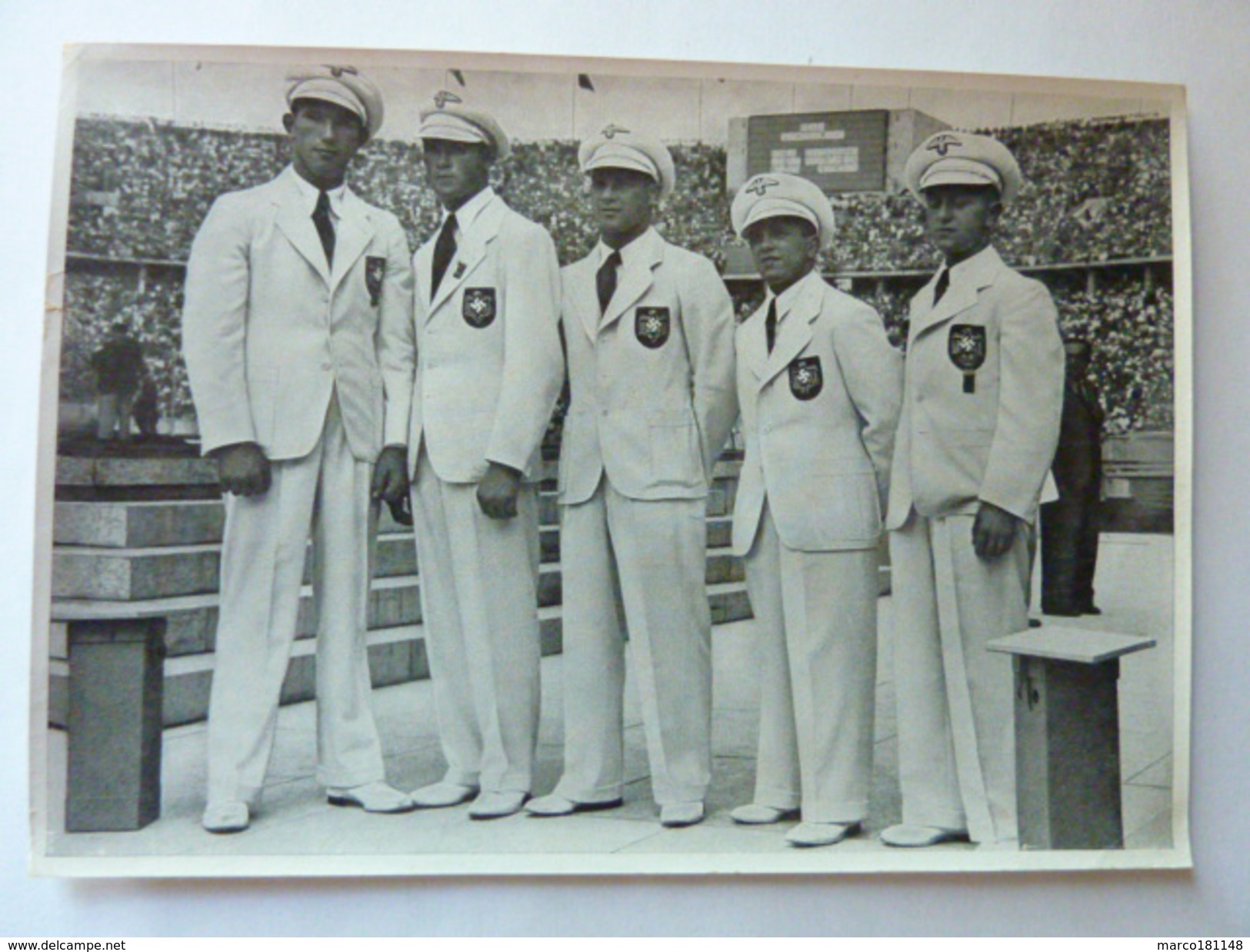 OLYMPIA 1936 - Band II - Bild Nr 129 Gruppe 58 - Les Boxeurs Allemands Runge Vogt Murach Miner Und Kaiser - Sport