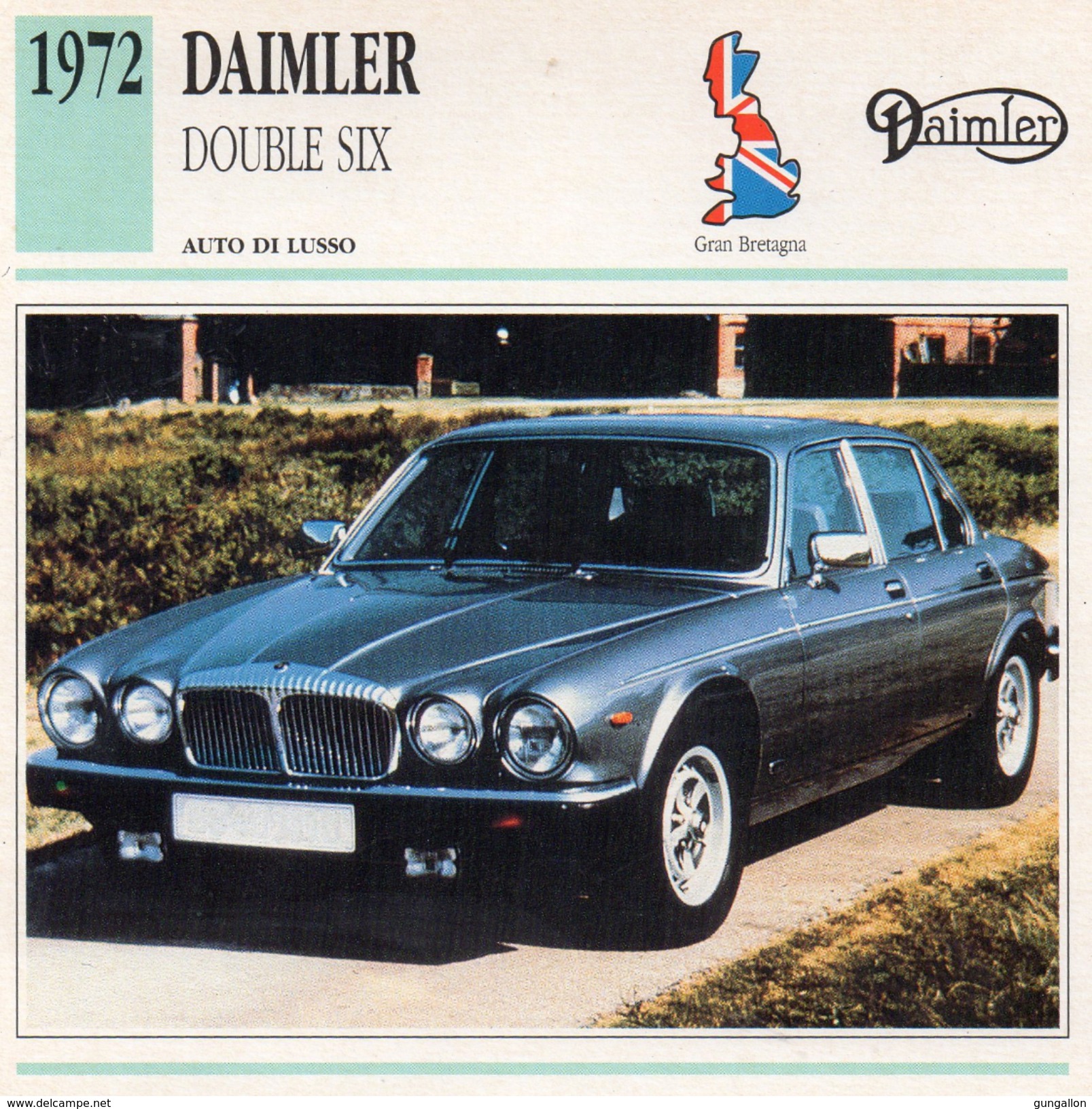 Auto Da Collezione  "Daimler  1972  Double Six"  (Gran Bretagna) - Moteurs