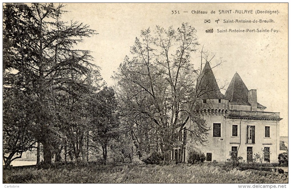 24 Chateau De SAINT-AULAYE - Otros & Sin Clasificación