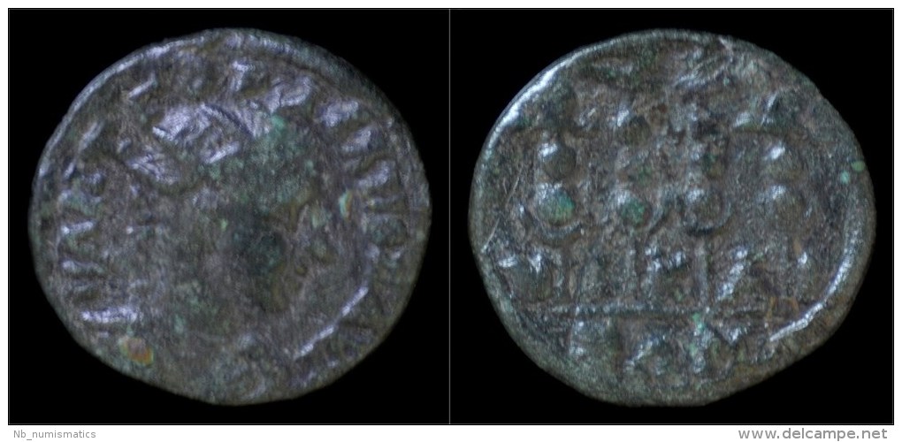 Bithynia Nicaea Gordian III AE20 Military Standards - Provinces Et Ateliers