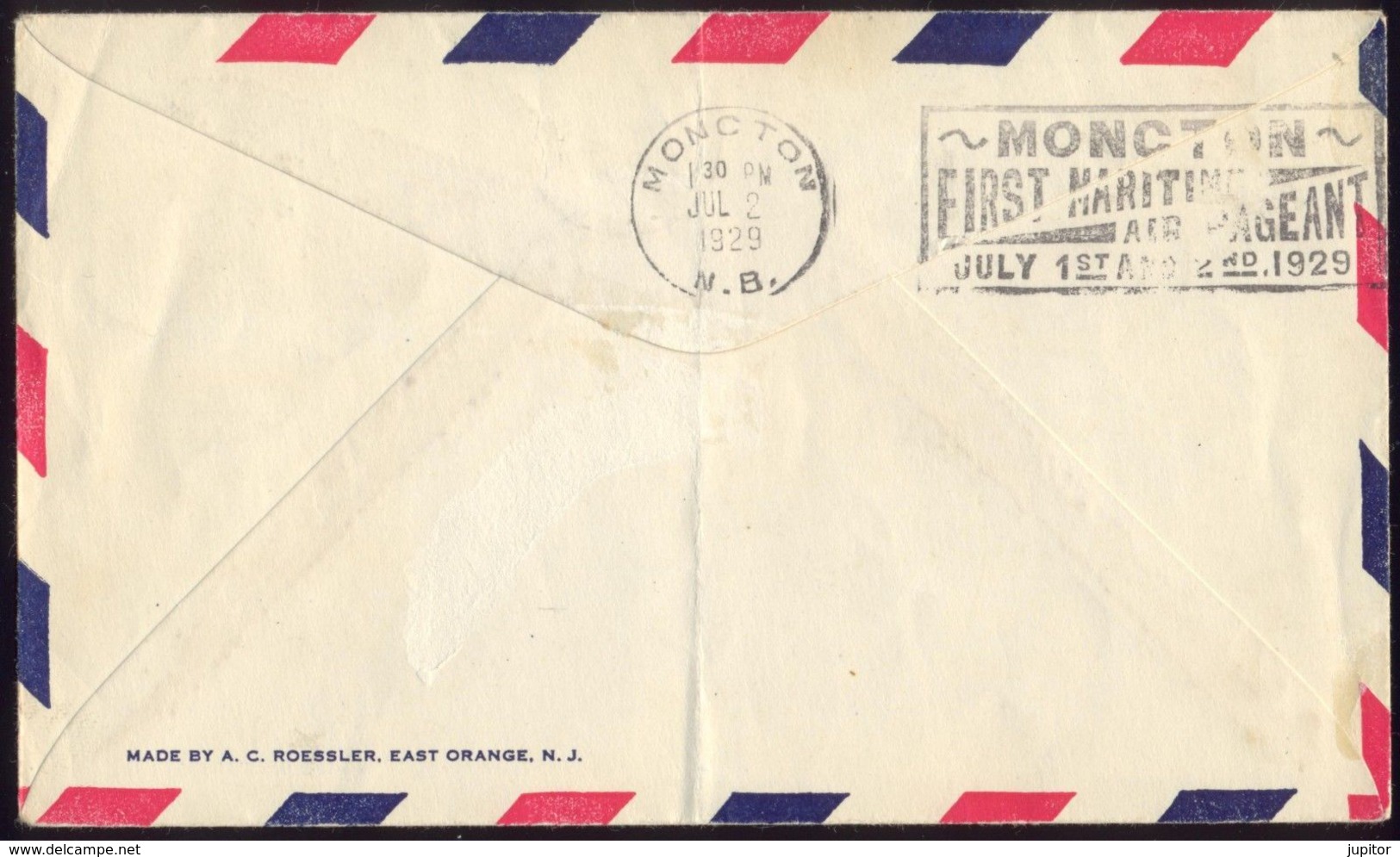 Canada 1st Maritime Air Pageant Cover Sydney Nova Scotia To Moncton - Airmail