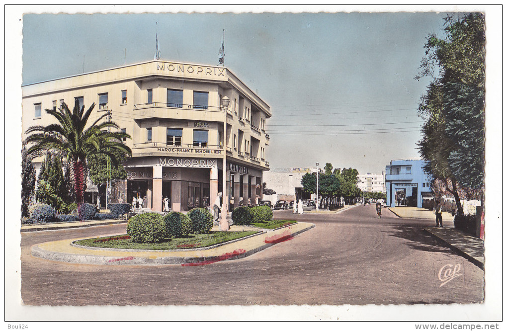 OUJDA   AU MAROC  L'AVENUE CARNOT  CPARTE  CIRCULEE - Meknès