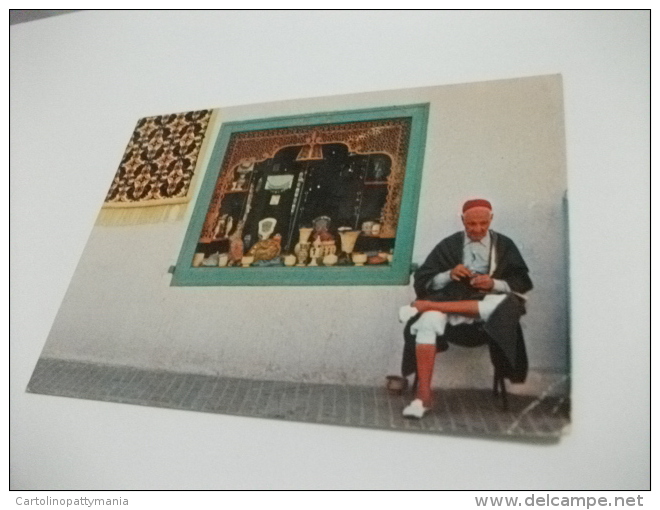 STORIA POSTALE FRANCOBOLLO COMMEMORATIVO TUNISIA BOUTIQUE D'ARTISANAT - Negozi