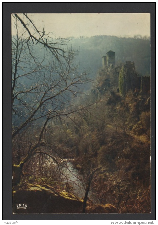 DF / 19 CORRÈZE / SAINT-GENIEZ-Ô-MERLE / RUINES DE LA CITADELLE DU MERLE / CIRCULÉE EN 1969 - Autres & Non Classés