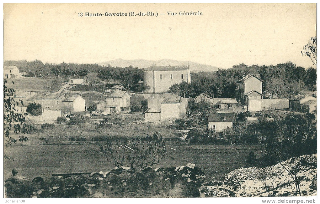 CPA 13 MARSEILLE HAUTE GAVOTTE VUE GENERALE - Quartiers Nord, Le Merlan, Saint Antoine