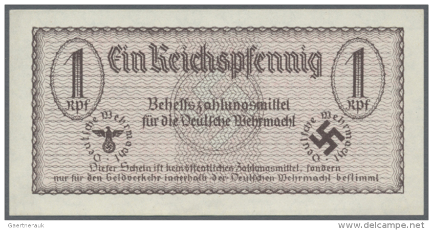 Deutsches Reich: 1 Reichspfennig Behelfszahlungsmittel Der Wehrmacht O.D. (1940/41), Ro.500 In Perfekt... - Autres & Non Classés