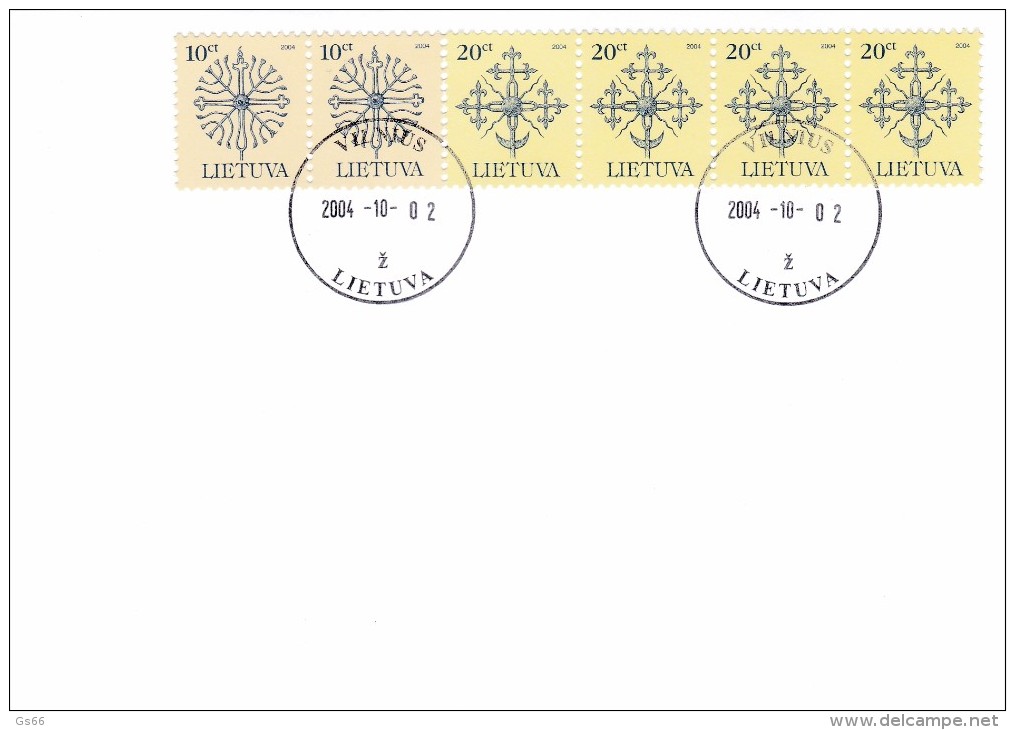 Litauen, 2004, 717/18 C IV, Denkmalsspitzen 2004. FDC - Lithuania