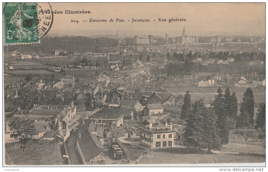 16 / 10 / 142  -  Env.  De  Pau  - JURANÇON  -  VUE  GÉNÉRALE - Jurancon