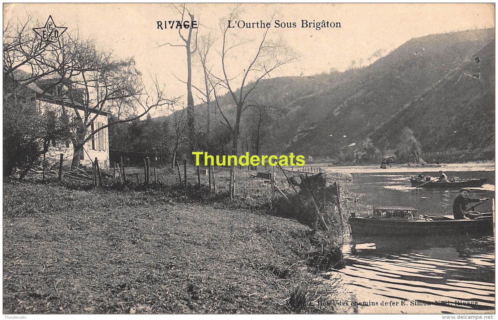 CPA   RIVAGE L'OURTHE SOUS BRIGATON - Comblain-au-Pont