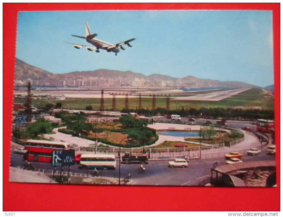 N1- Postcard- Hong Kong-Kai Tak Airport - China (Hongkong)