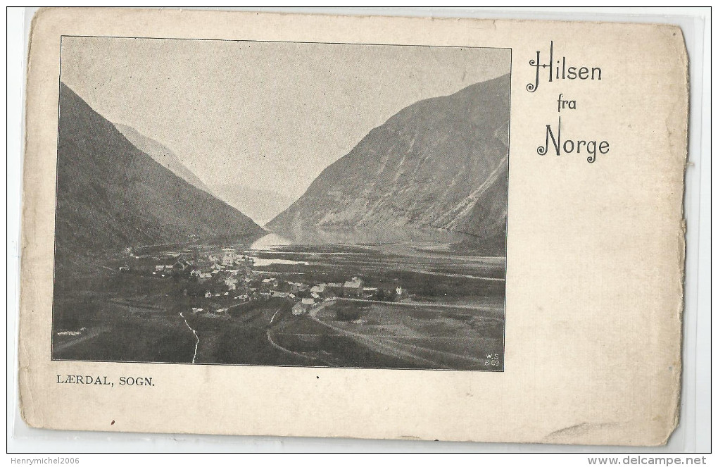 Norvège - Norge - Lerdal , Sogn . Hilsen Fra - Norvège