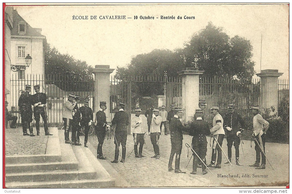 49 - Maine Et Loire - Saumur - Ecole De Cavalerie - 10 Octobre - Rentrée Du Cours - Très Très Rare - Saumur