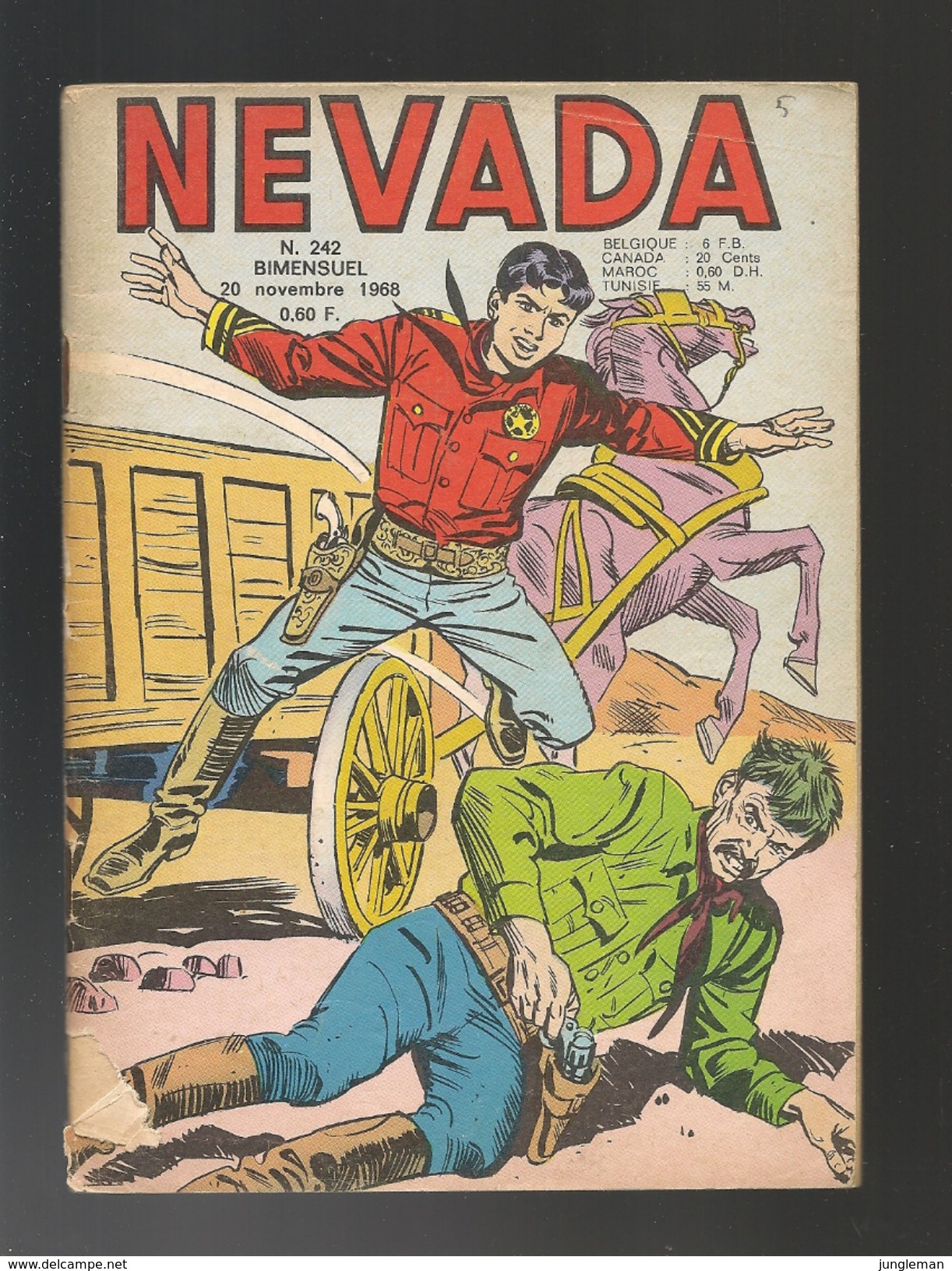 Nevada N° 242 - Editions LUG à Lyon - Novembre 1968 - Avec Miki Le Ranger Et Tanka Le Fils De La Jungle - BE - Nevada