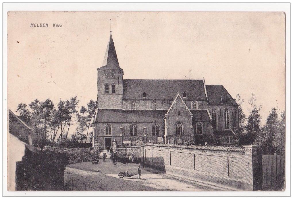 Melden: Kerk. (Erster Weltkrieg, 1914) - Oudenaarde