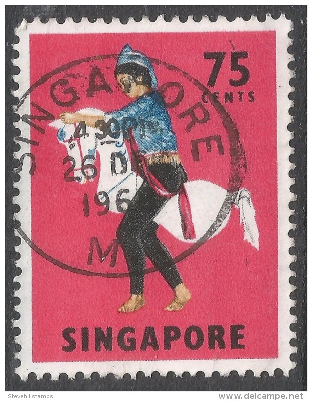 Singapore. 1968-73 Definitives. 75c Used. SG 111 - Singapore (1959-...)