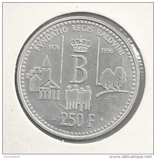 BELGIE - BELGIQUE 250 Frank / 250 Franc Koning Boudewijn Stichting 1996 - 250 Francs