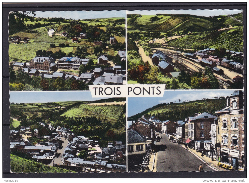 TROIS PONT  Carte 4 Vues - Trois-Ponts