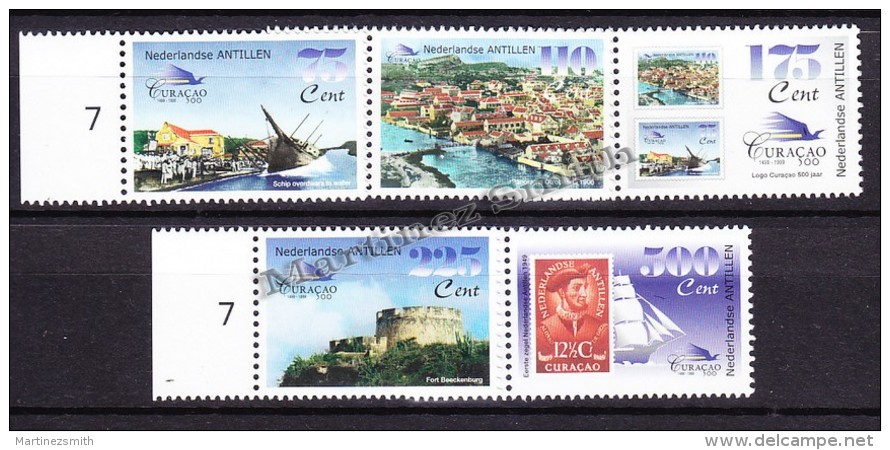 Antilles Neerlandaises -  Netherlands 1999 Yvert 1169- 73, Curaçao 500 Years Of History  - MNH - Antillen