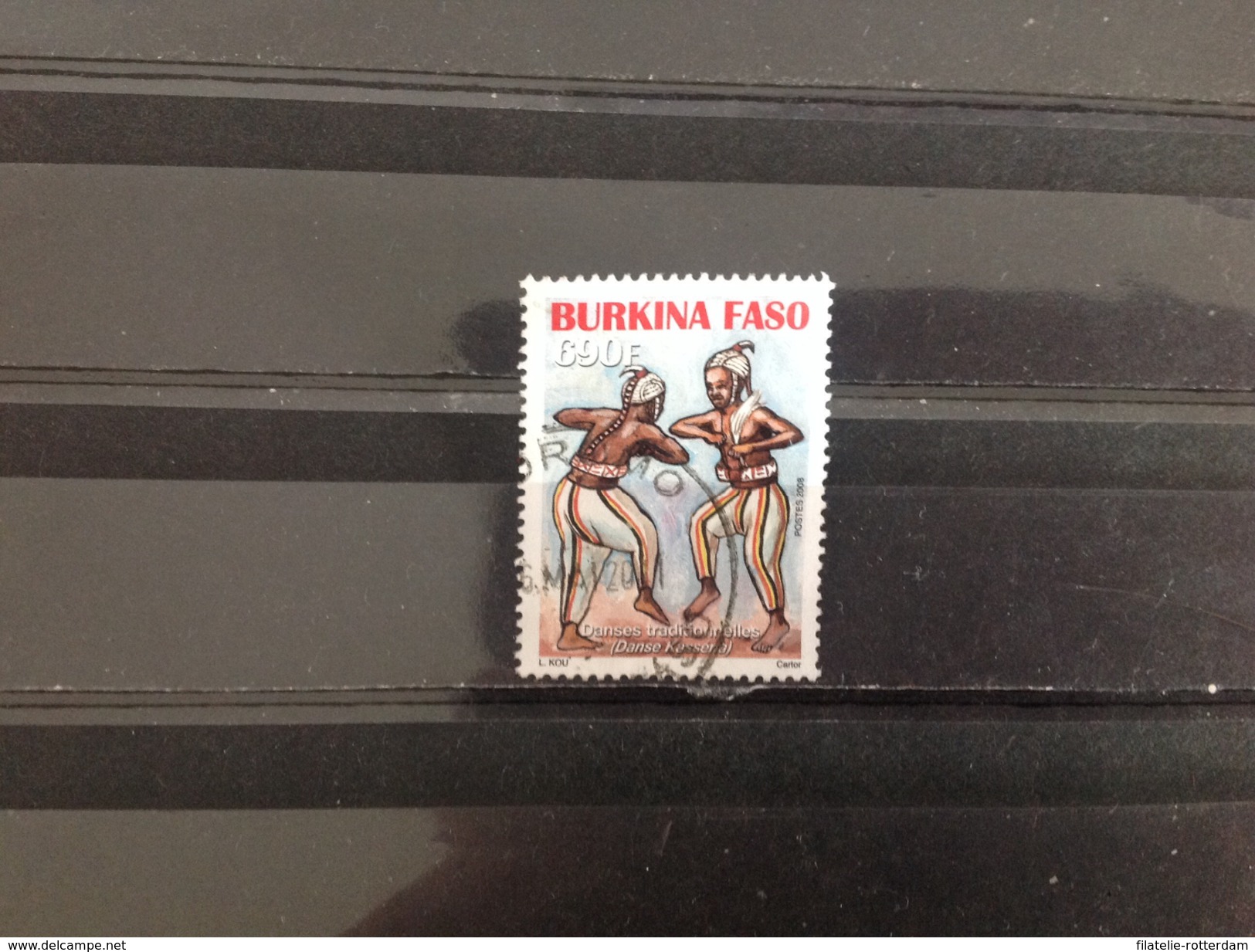 Burkina Faso - Traditionele Dansen (690) 2008 Very Rare! High Value! - Burkina Faso (1984-...)
