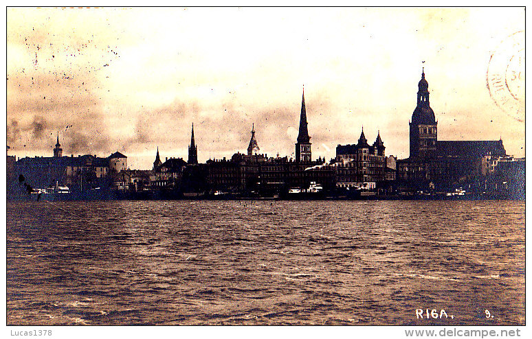 RIGA CARTE PHOTO / CIRC 1924 - Lettonie