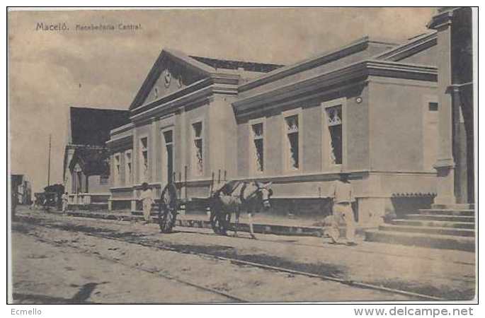 CPAL05 BRAZIL ALAGOAS MACEIÓ RECEBEDORIA CENTRAL ED. M.RAMALHO ED LAVANERE 1910 - Maceió