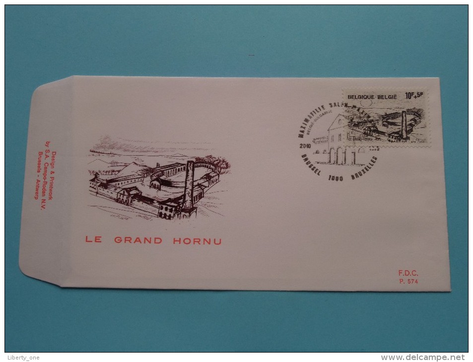 LE GRAND HORNU ( F.D.C. P. 574 ) BRUSSEL 20-10-1979 ( Zie Foto ) ! - 1971-1980
