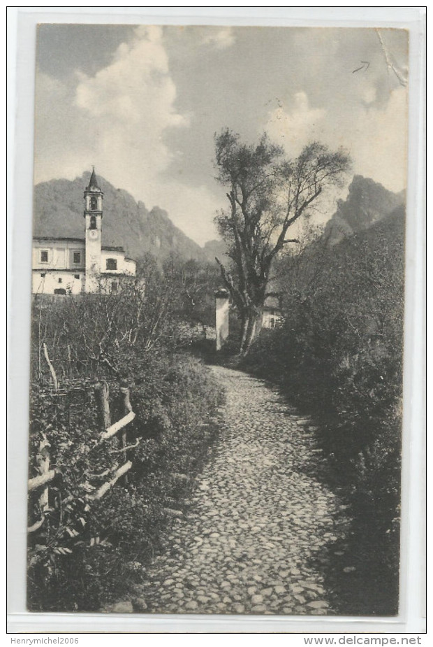 Suisse Tessin Ticino - Strada Per Valsolda Lago Di Lugano 1906 - Lugano