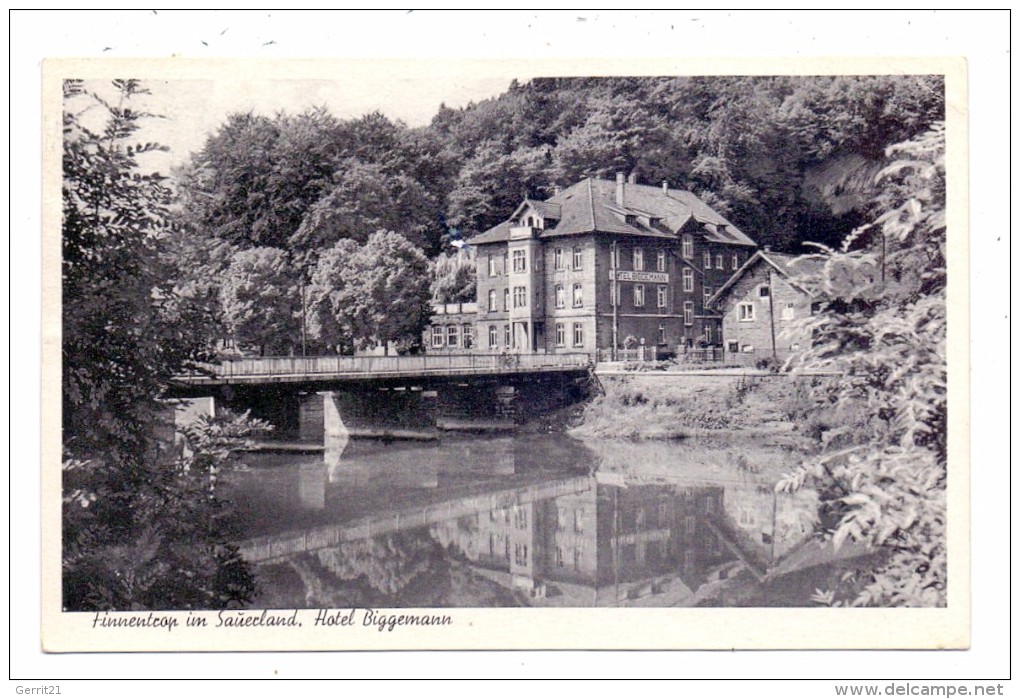 5950 FINNENTROP, Hotel Biggemann, 1952 - Olpe
