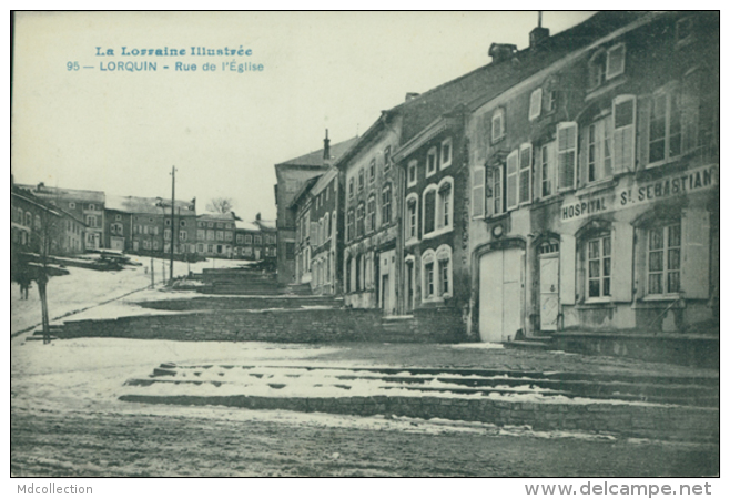 57 LORQUIN / Rue De L'Eglise / - Lorquin