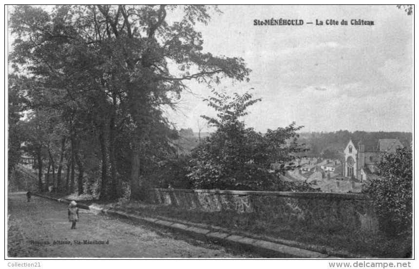 SAINTE MENEHOULD .... LA COTE DU CHATEAU - Sainte-Menehould