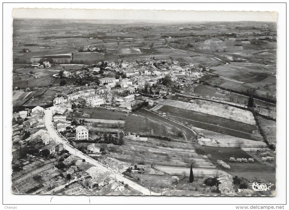 Cpsm: 82 MOLIERES (ar. Montauban) Vue Panoramique Aérienne  1955  CIM  N° 2 A - Molieres