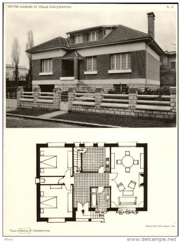 ARCHITECTURE - Planche De Maison Avec Plan - 92 SCEAUX - Architecte - Architecture