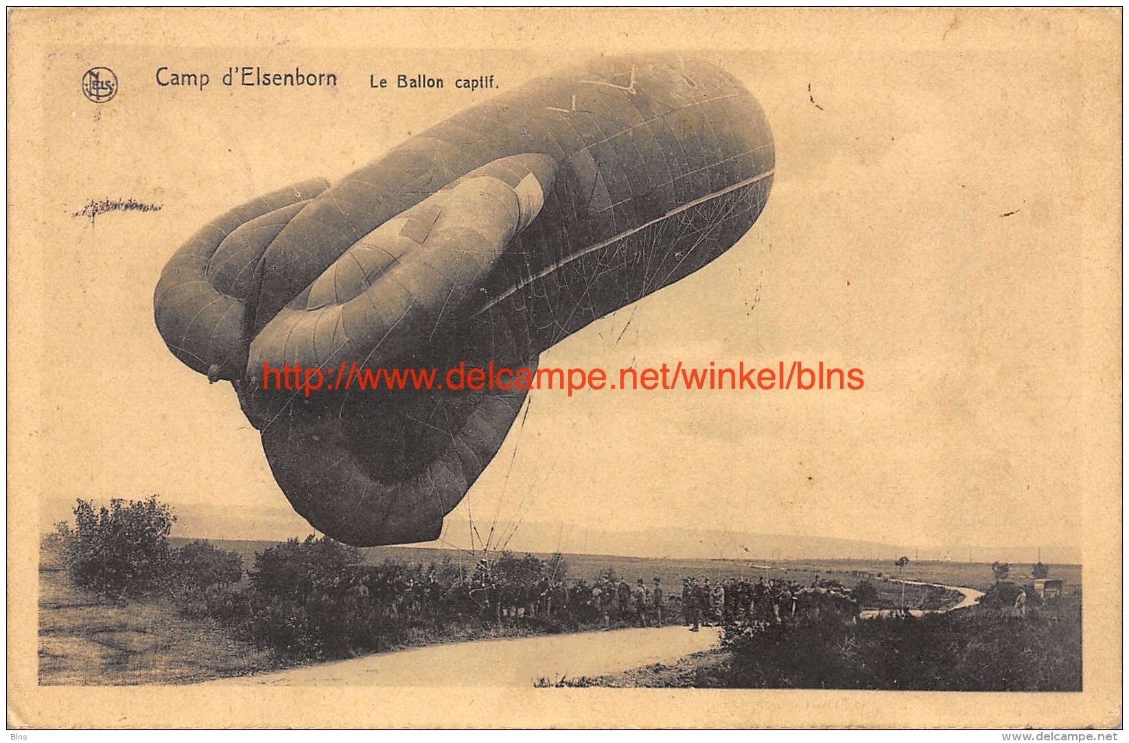 1927 Camp D'Elsenborn. Le Ballon Captif - Elsenborn (camp)