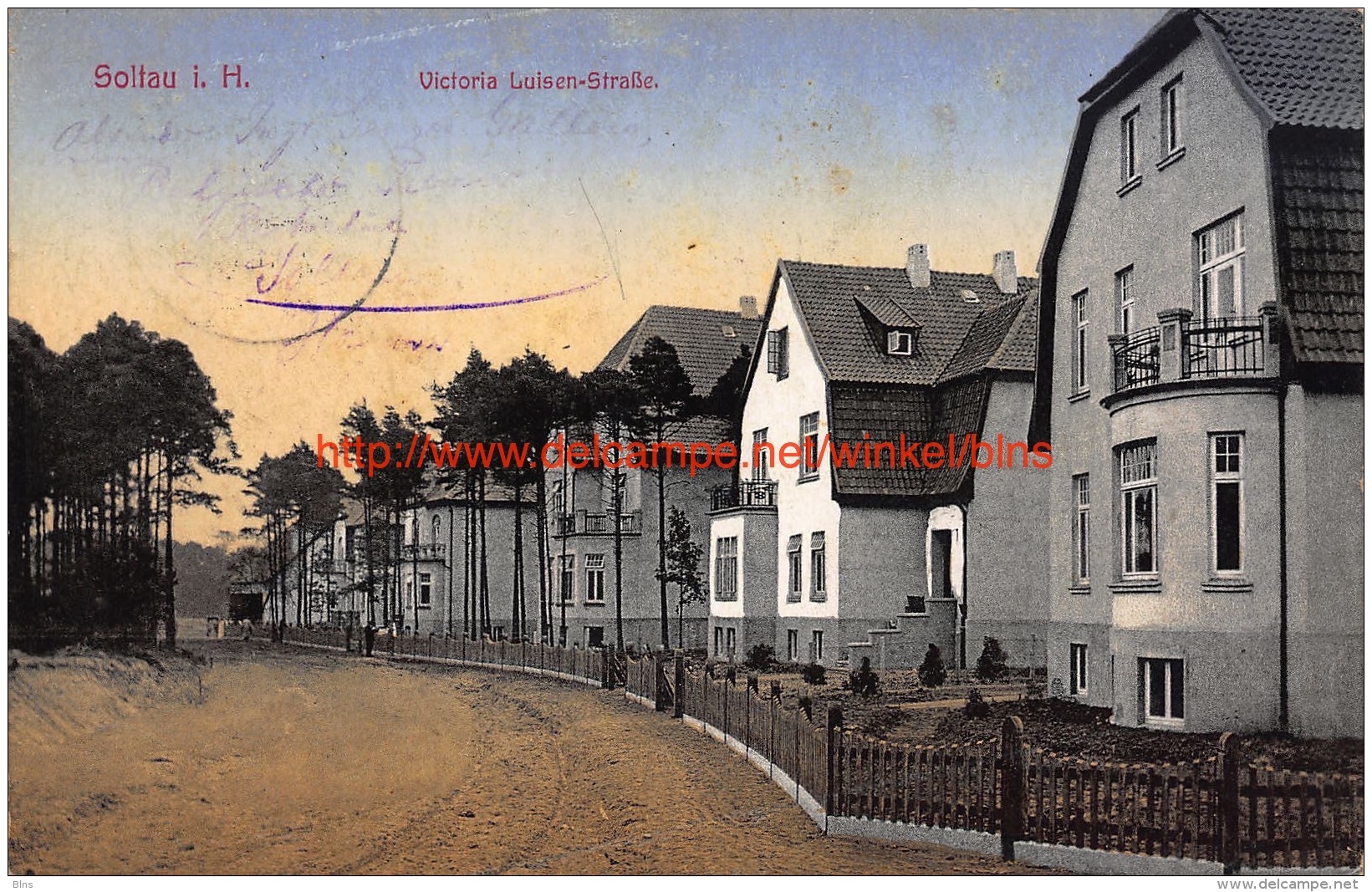 1915 Kriegsgefangenensendung Soltau Victoria Luisenstrasse - Soltau