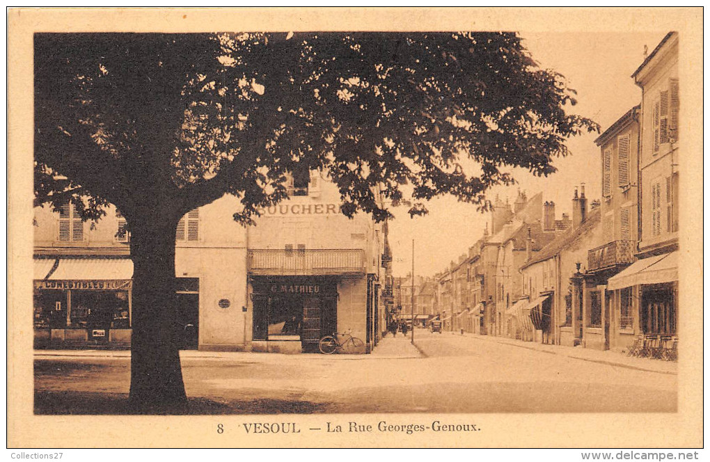 70-VESOUL- LA RUE GEORGES GENOUX - Vesoul