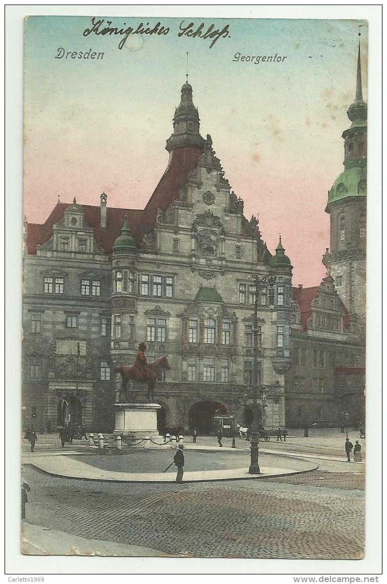 DRESDEN GEORGENTOR DEL 1912  VIAGGIATA FP - Dresden