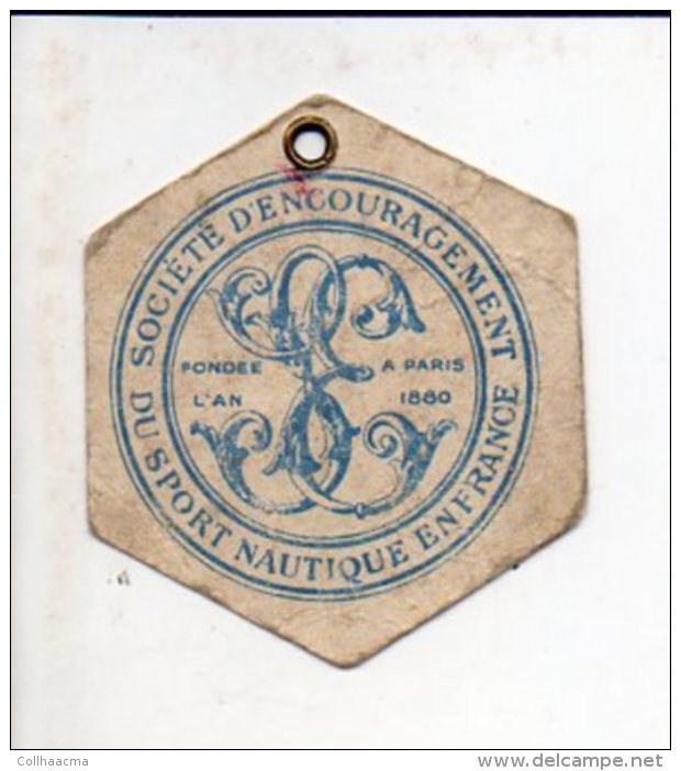 Carte De Membre De La Société D'Encouragement Du Sport Nautique En France / Année 1940 - Autres & Non Classés