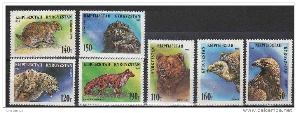 Kyrgyzstan 1995. Wild Animals Set MNH (**) - Kirgisistan