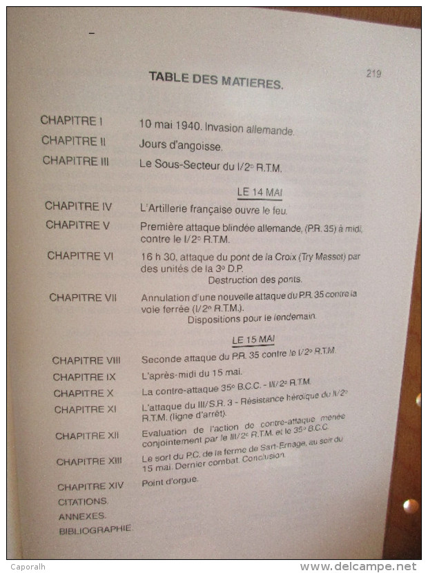 Gloire Et Sacrifices. Gembloux; Mai 1940. Combats Du 2eme Régiment De Tirailleurs Sénégalais. Labarre, François. 1990 - Français