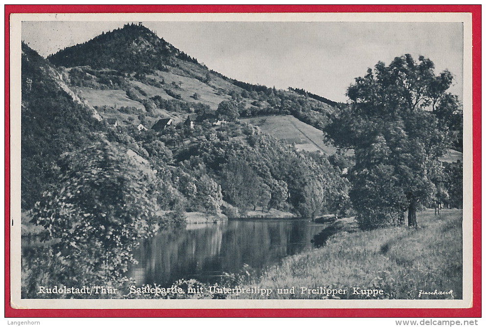 Foto-AK Rudolstadt ´Saale´ ~ 1943 - Rudolstadt