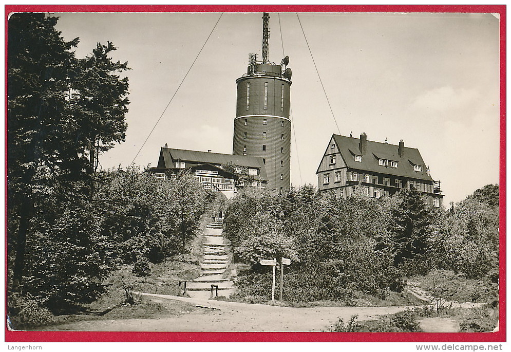 Foto-AK 'Großer Inselsberg' (Gotha / Schmalkalden) ~ Um 1960 - Schmalkalden