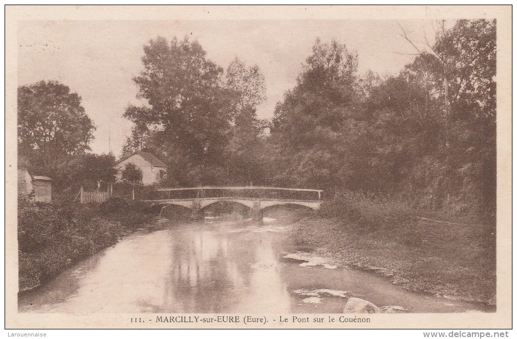 27 - MARCILLY SUR EURE - Le Pont Sur Le Couénon - Marcilly-sur-Eure